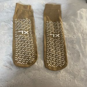 Extra Large Beige Floor Grip Non-Slip
Socks